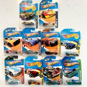 Hot Wheels Colorful Die-Cast Car Collection
